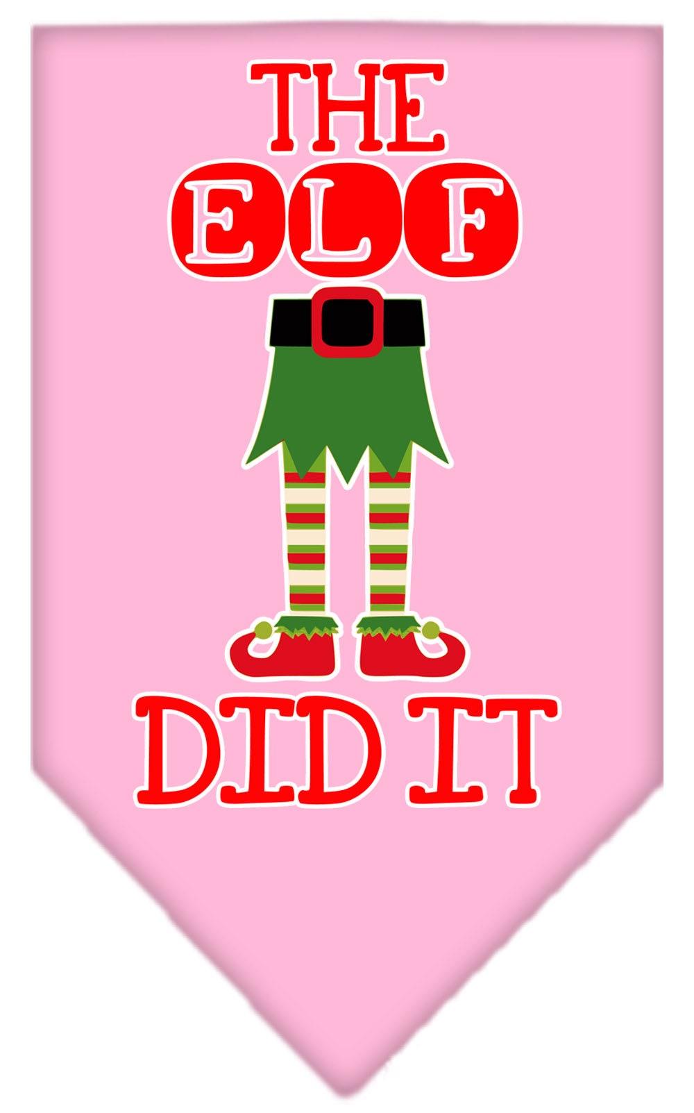 As You Wish Apparel – "The Elf Did It" Christmas Pet Bandana