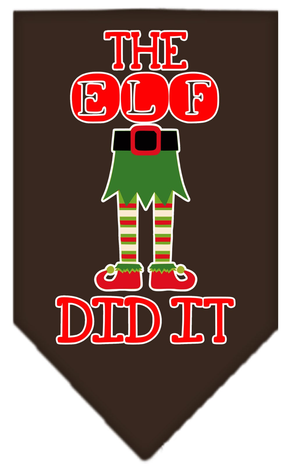 As You Wish Apparel – "The Elf Did It" Christmas Pet Bandana