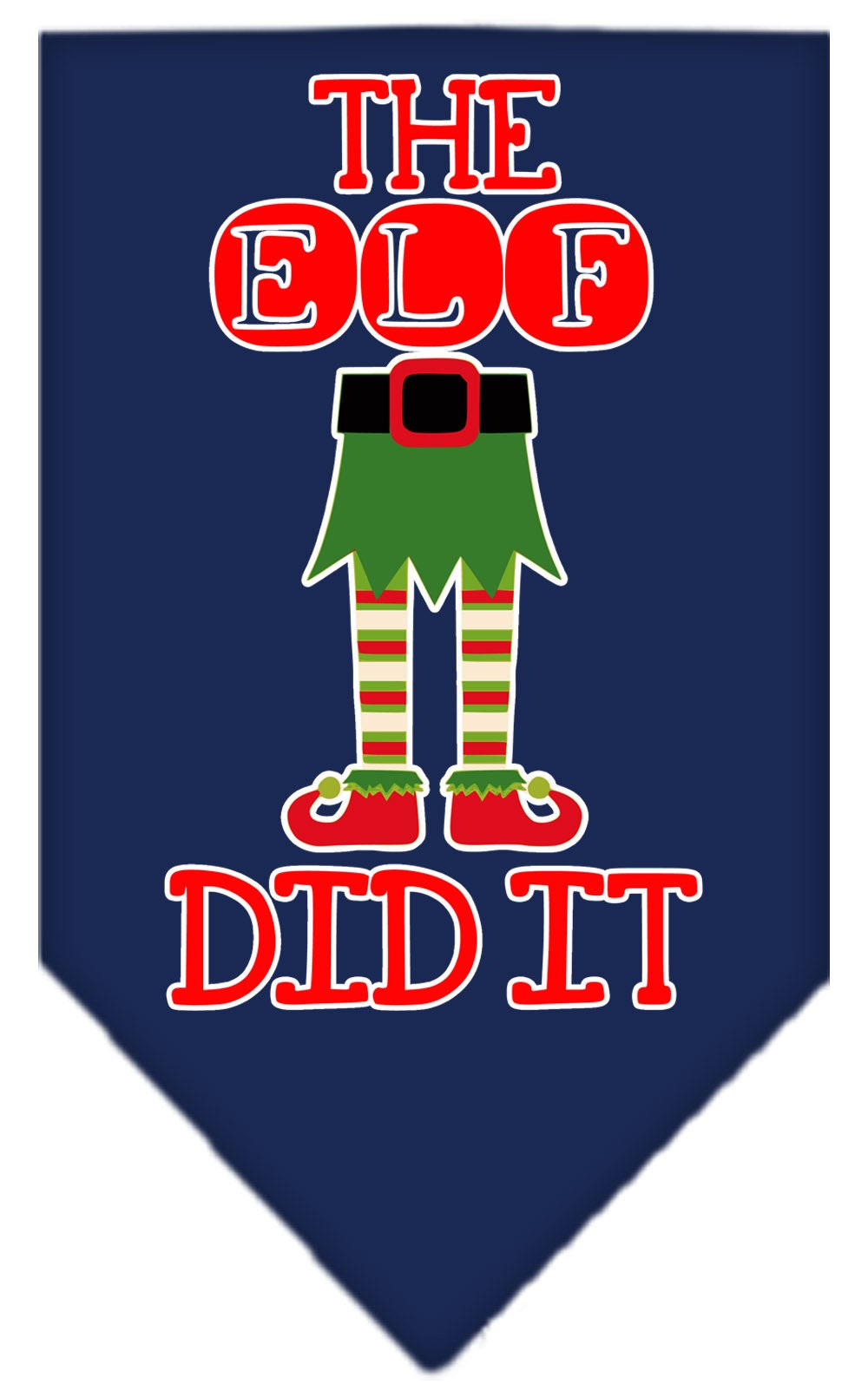 As You Wish Apparel – "The Elf Did It" Christmas Pet Bandana