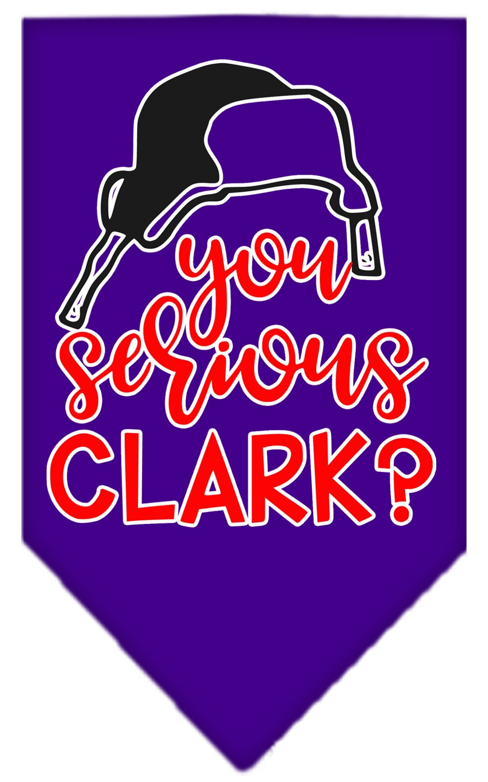 As You Wish Apparel – "You Serious Clark?" Christmas Pet Bandana