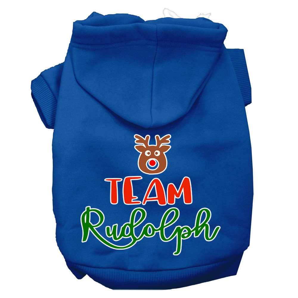 As You Wish Apparel – "Team Rudolph" Christmas Pet Hoodie