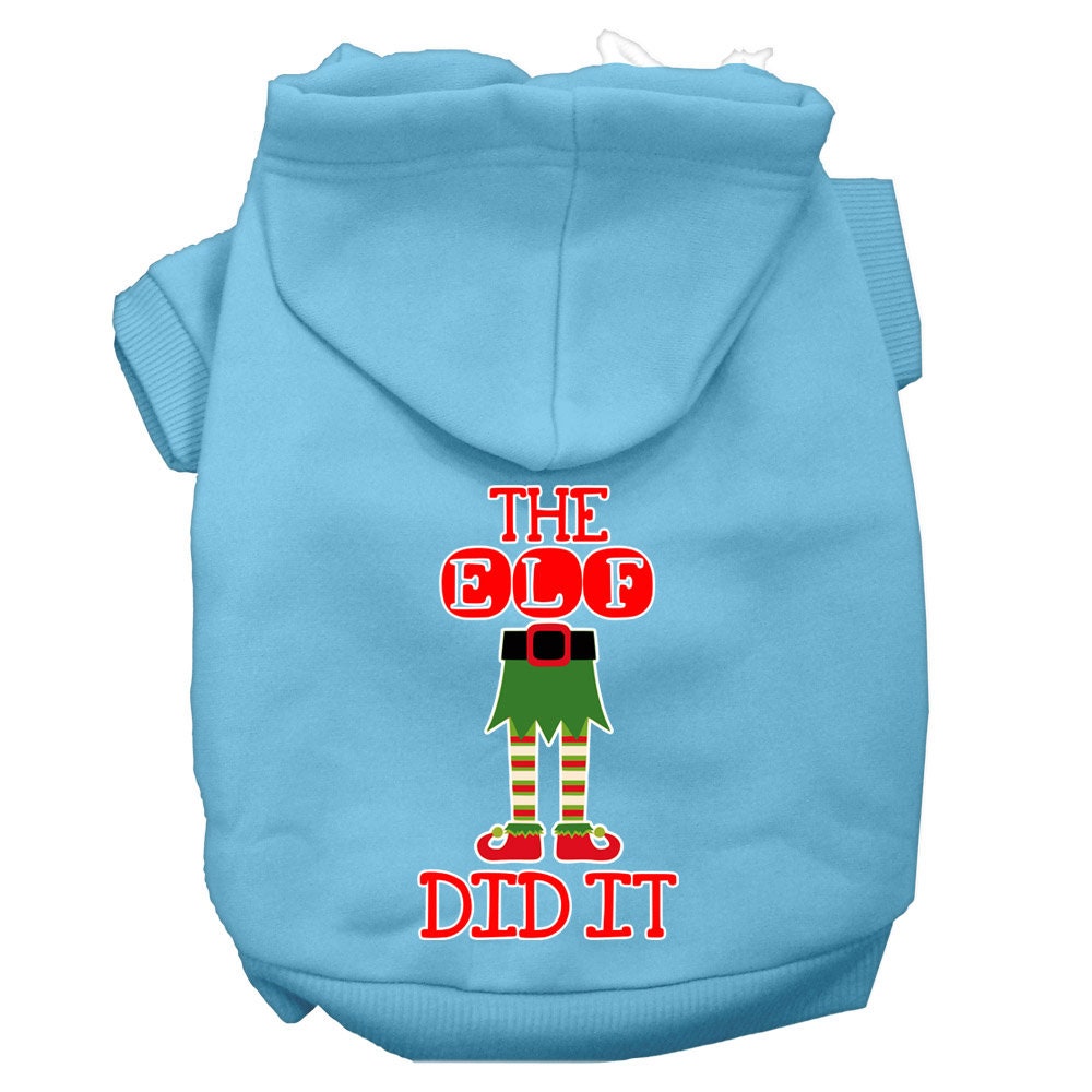 As You Wish Apparel – "The Elf Did It" Christmas Pet Hoodie