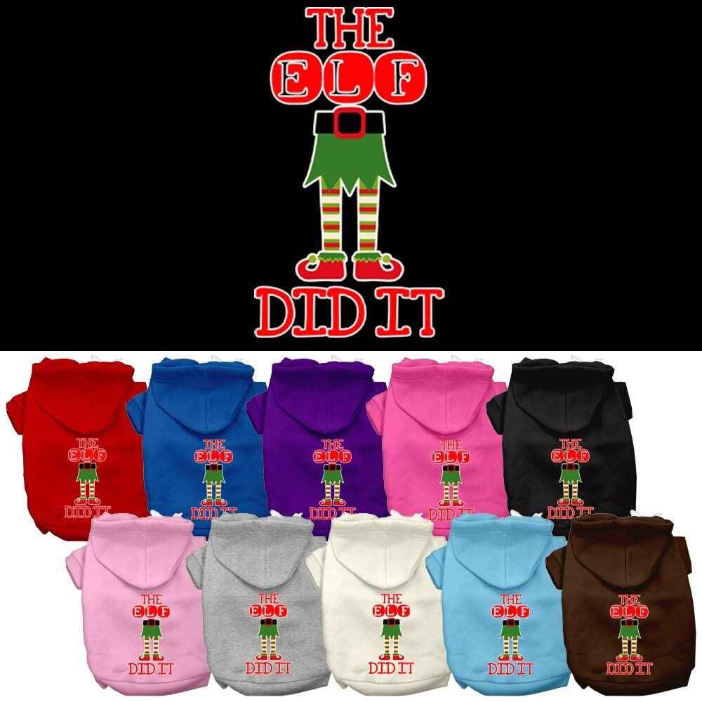 As You Wish Apparel – "The Elf Did It" Christmas Pet Hoodie