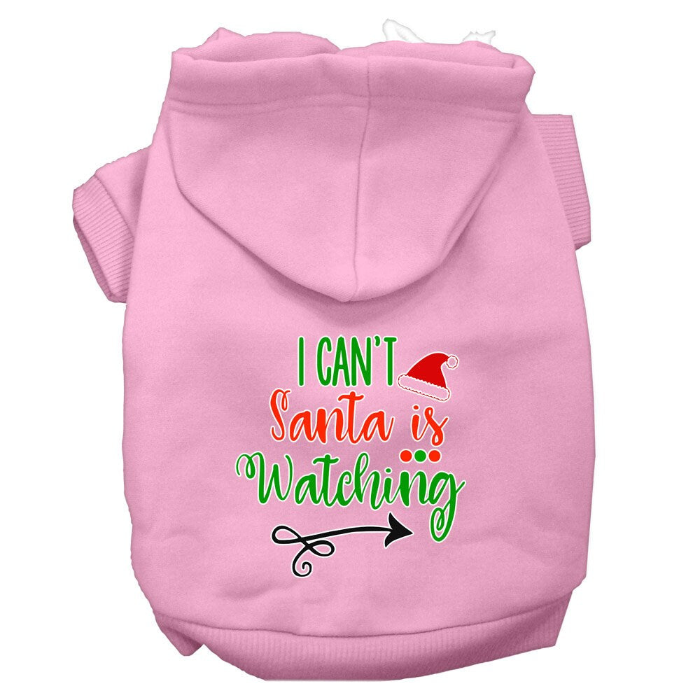 As You Wish Apparel – "I Cant, Santa Is Watching" Christmas Pet Hoodie
