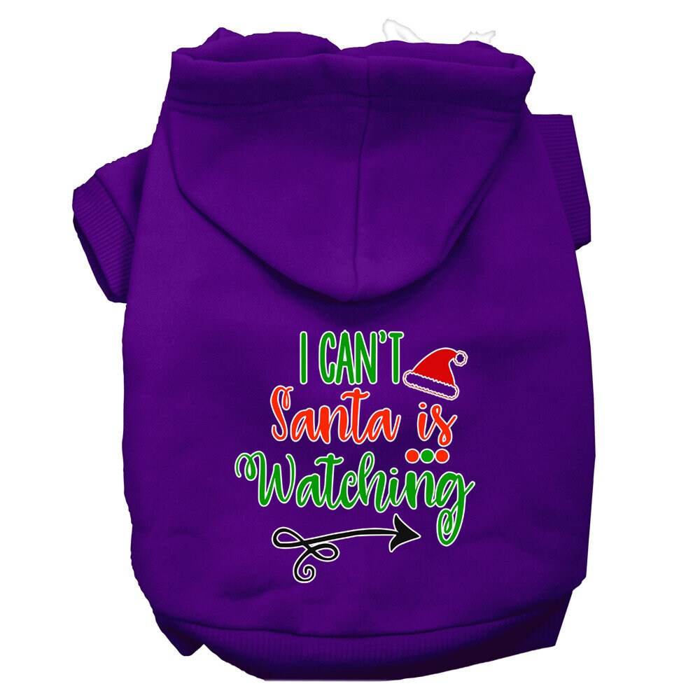 As You Wish Apparel – "I Cant, Santa Is Watching" Christmas Pet Hoodie