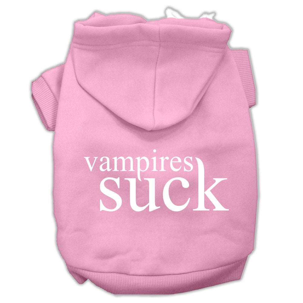 As You Wish Apparel "Vampires Suck" Halloween pet hoodie