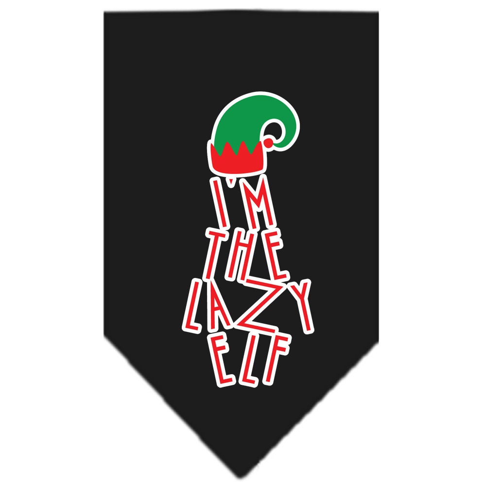 As You Wish Apparel – "Im The Lazy Elf" Christmas Pet Bandana
