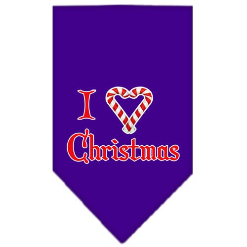 As You Wish Apparel – "I Heart Christmas" Pet Bandana