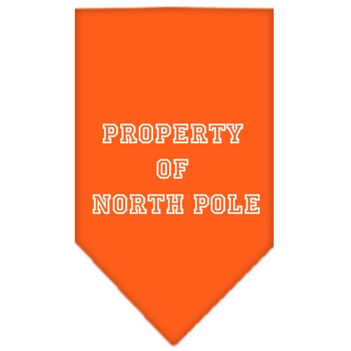 As You Wish Apparel – "Property Of North Pole" Christmas Pet Bandana