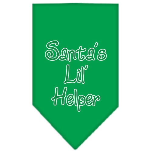 As You Wish Apparel – "Santas Lil Helper" Christmas Pet Bandana