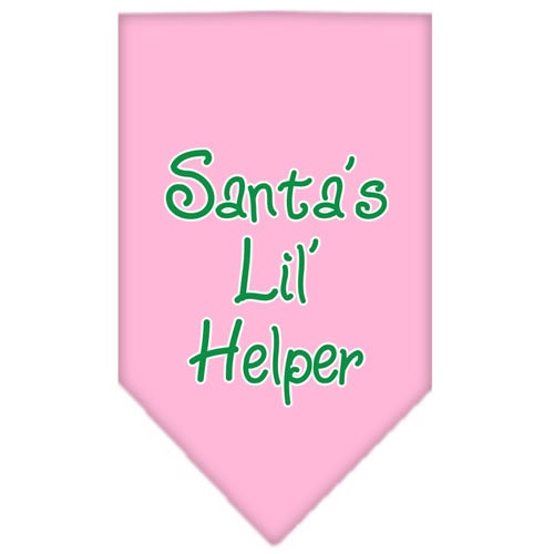 As You Wish Apparel – "Santas Lil Helper" Christmas Pet Bandana