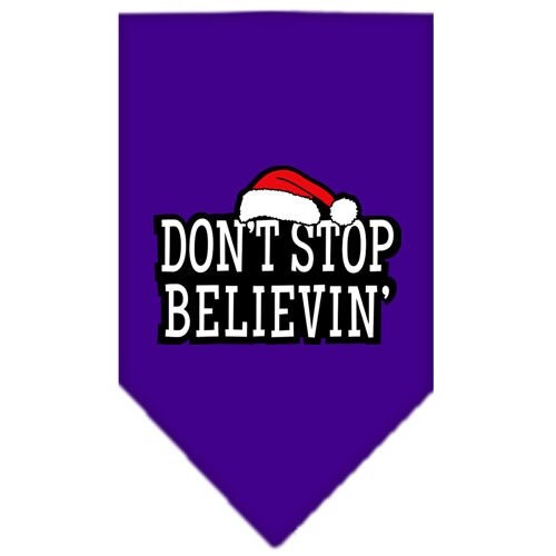 As You Wish Apparel – "Dont Stop Believin" Christmas Pet Bandana