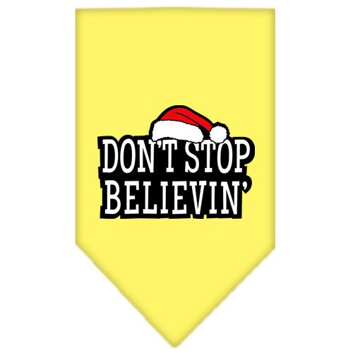As You Wish Apparel – "Dont Stop Believin" Christmas Pet Bandana