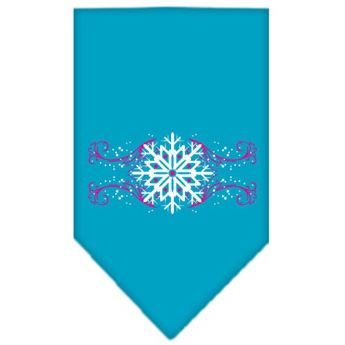 As You Wish Apparel – "Pink Snowflake Swirls" Christmas Pet Bandana