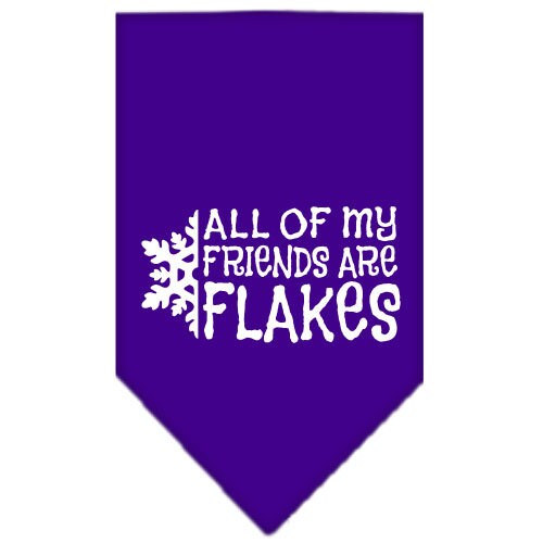As You Wish Apparel – "All Of My Friends Are Flakes" Christmas Pet Bandana