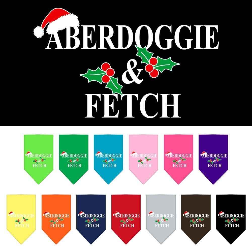 As You Wish Apparel – "Aberdoggie Christmas" Pet Bandana