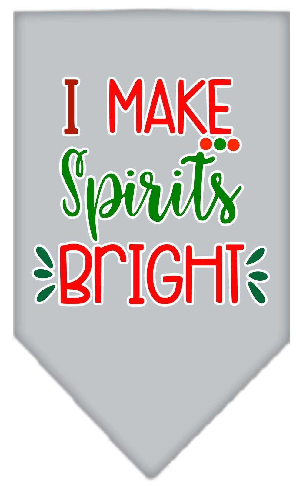As You Wish Apparel – "I Make Spirits Bright" Christmas Pet Bandana