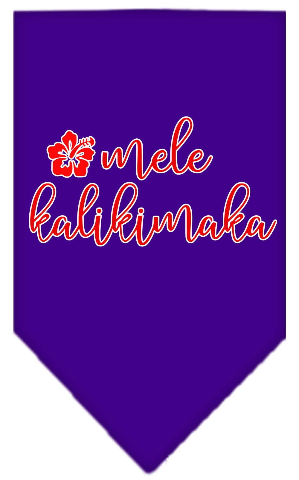 As You Wish Apparel – "Mele Kalikimaka" Christmas Pet Bandana