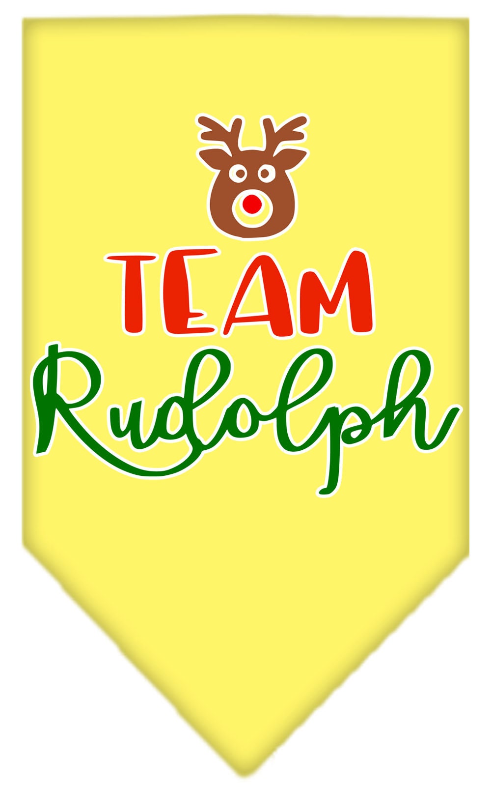 As You Wish Apparel – "Team Rudolph" Christmas Pet Bandana