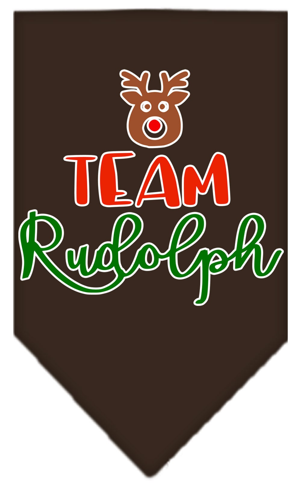 As You Wish Apparel – "Team Rudolph" Christmas Pet Bandana