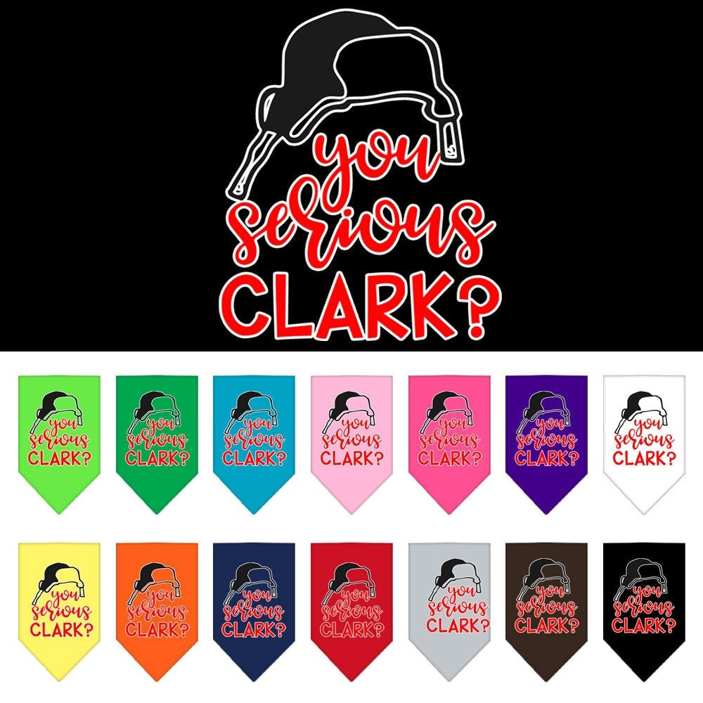 As You Wish Apparel – "You Serious Clark?" Christmas Pet Bandana