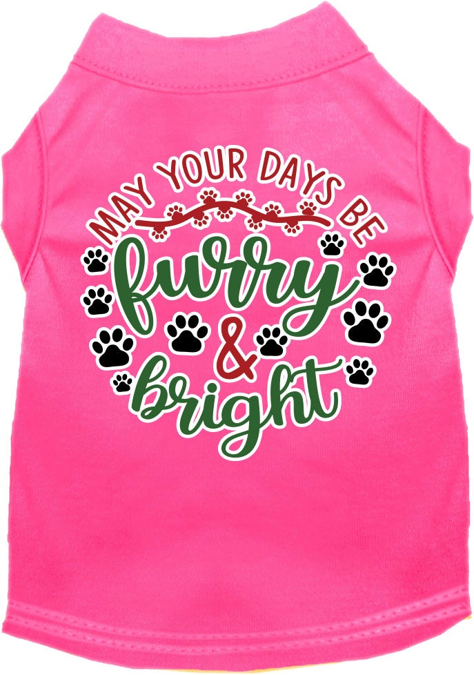 As You Wish Apparel – "Furry & Bright" Christmas Pet Shirt