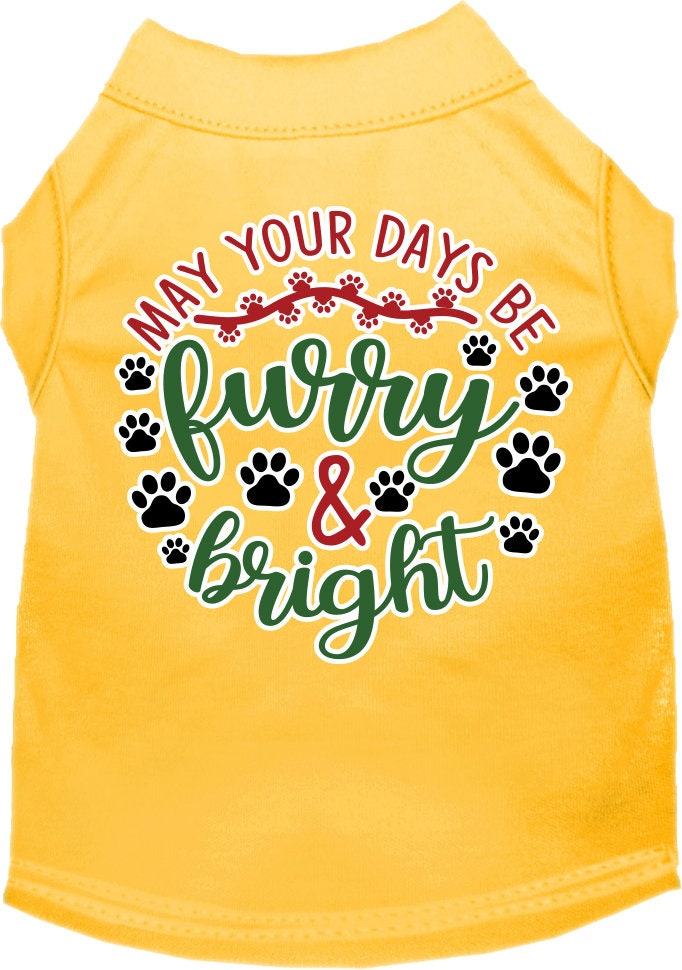 As You Wish Apparel – "Furry & Bright" Christmas Pet Shirt