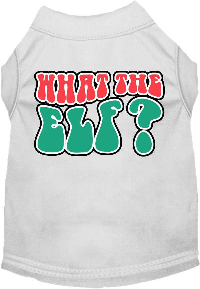 As You Wish Apparel – "What The Elf" Christmas Pet Shirt