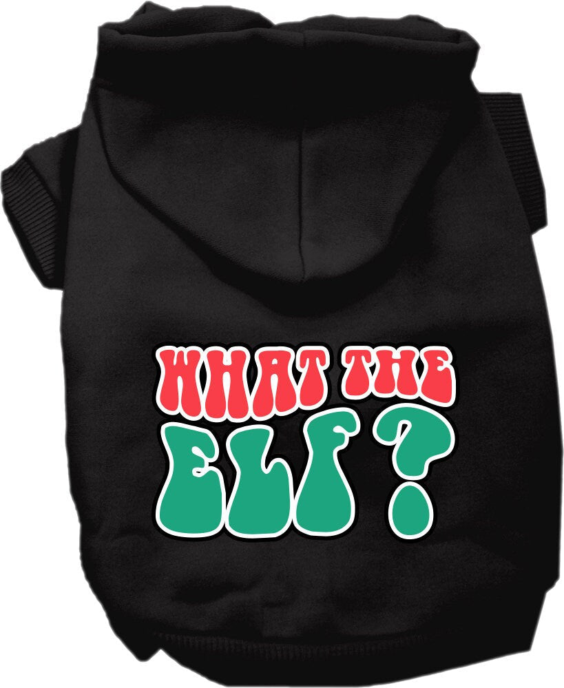 As You Wish Apparel – "What The Elf" Christmas Pet Hoodie