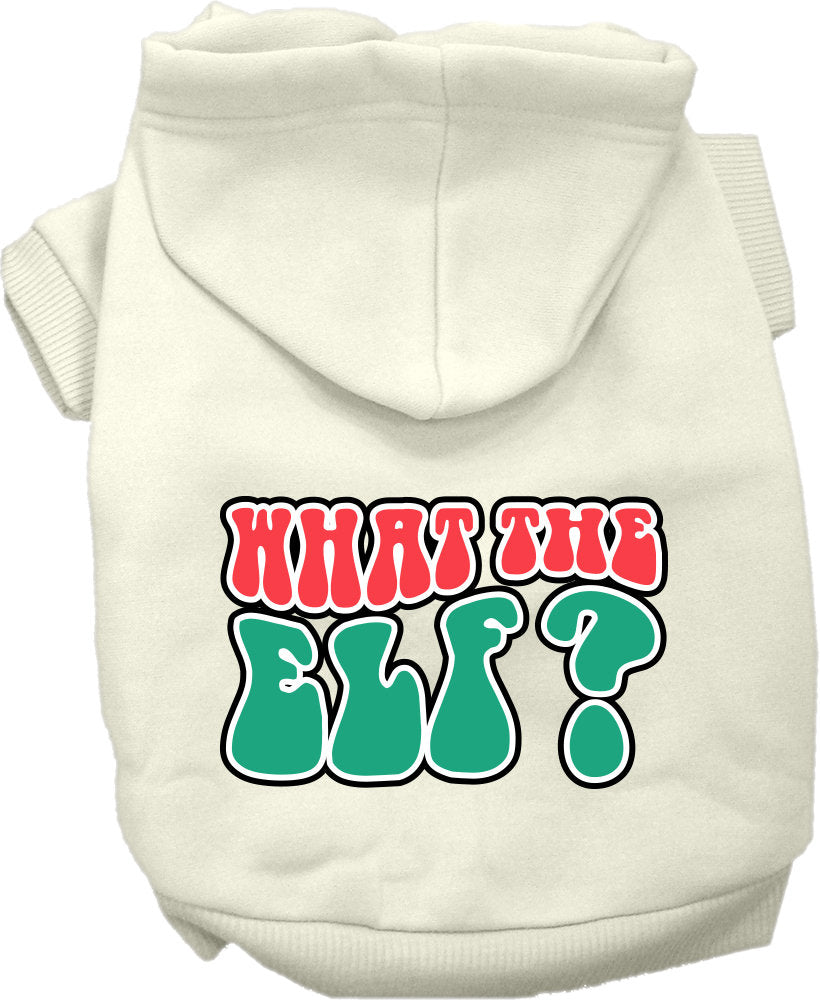 As You Wish Apparel – "What The Elf" Christmas Pet Hoodie