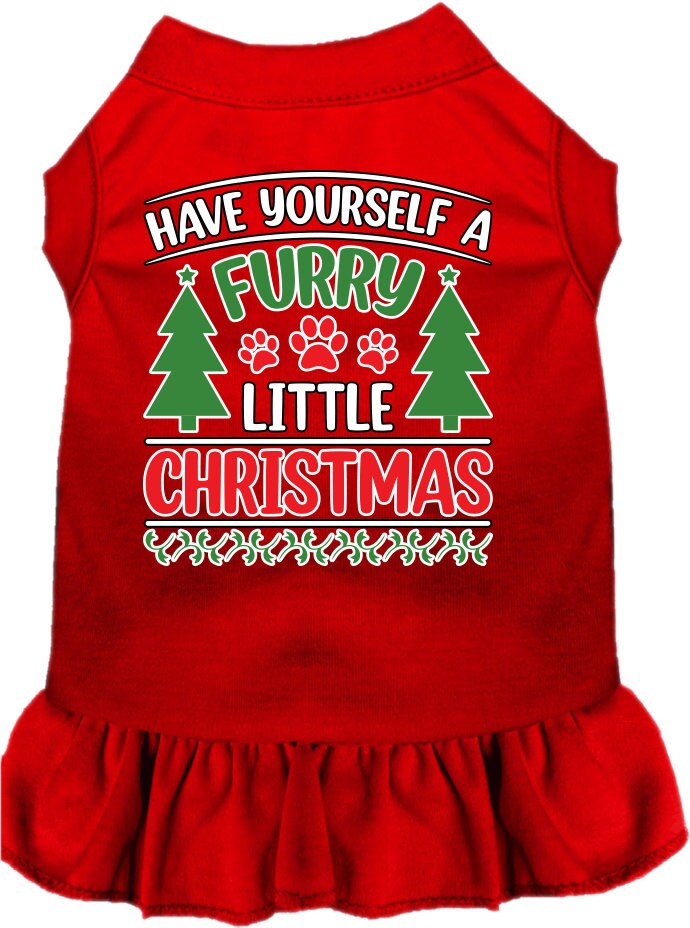 As You Wish Apparel – "Have Yourself A Furry Little Christmas" Pet Dress