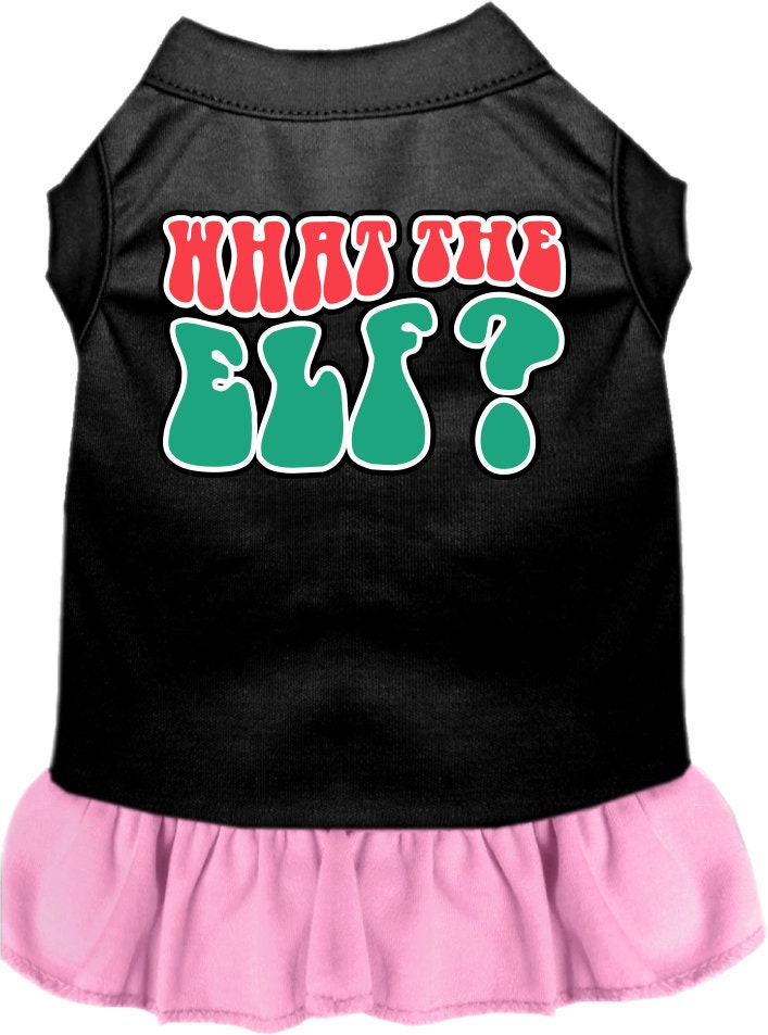 As You Wish Apparel – "What The Elf" Christmas Pet Dress