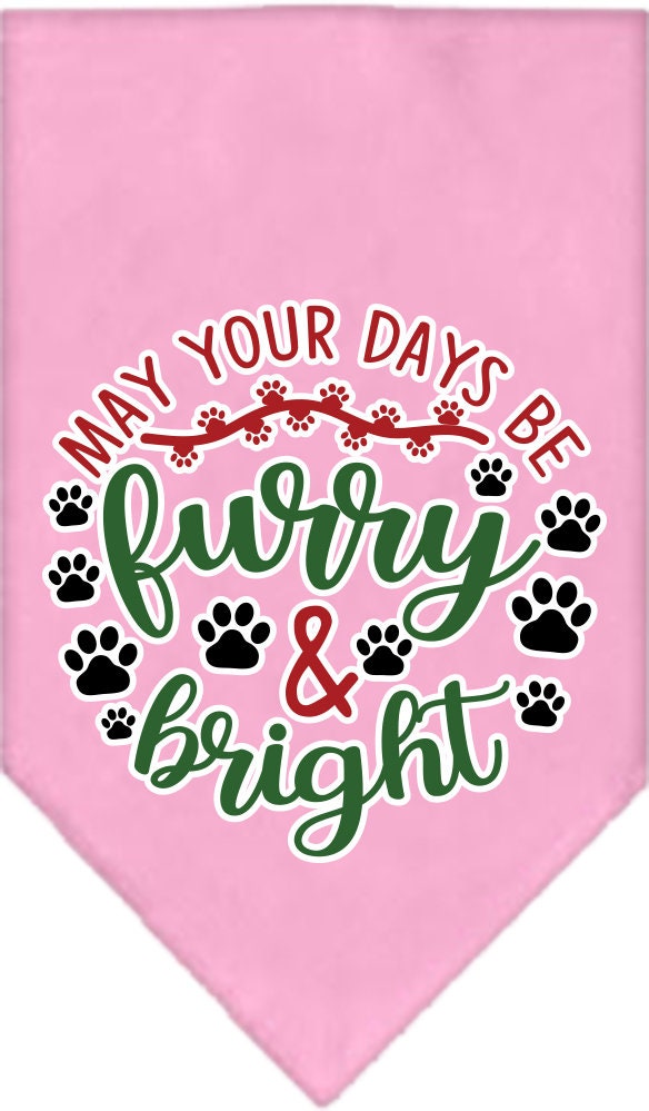 As You Wish Apparel – "Furry & Bright" Christmas Pet Bandana