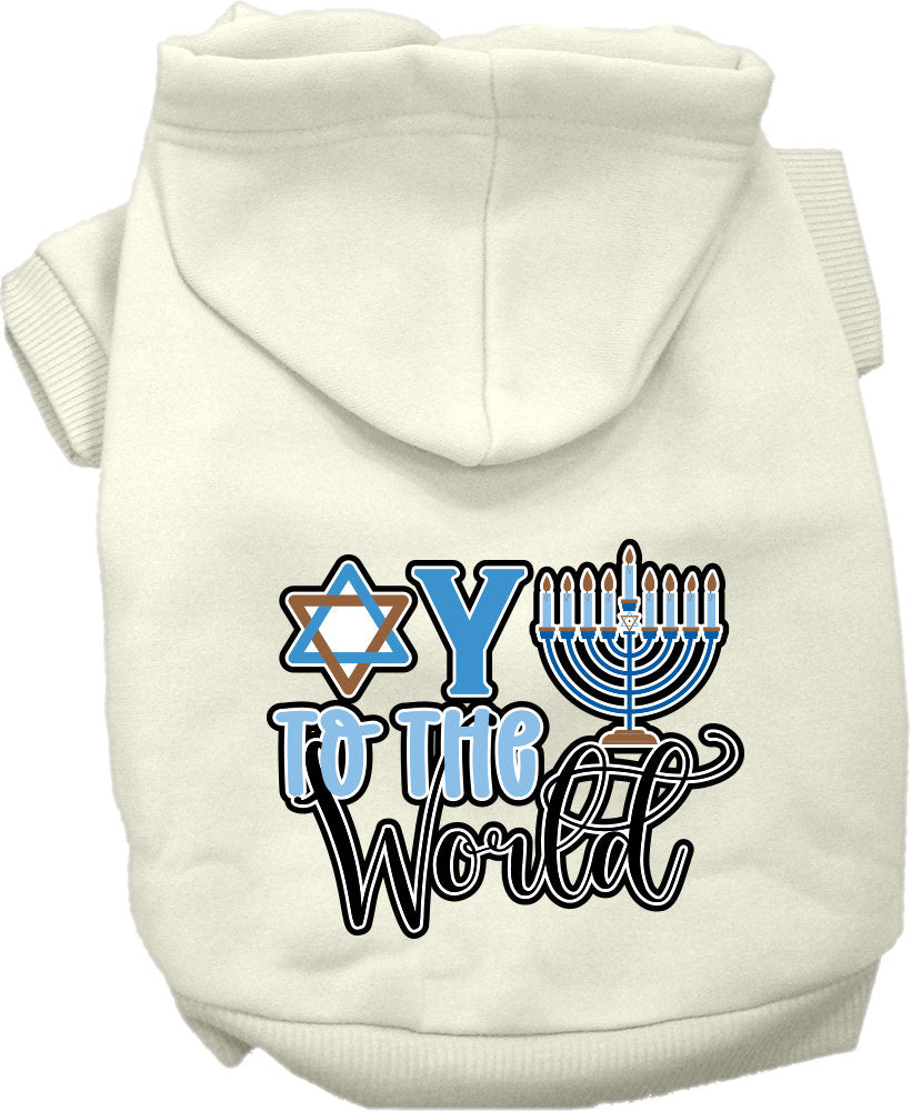 As You Wish Apparel – Hanukkah Oy To The World Pet Hoodie