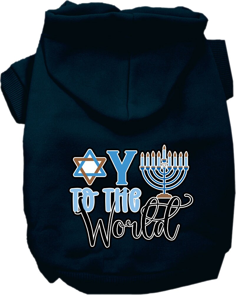 As You Wish Apparel – Hanukkah Oy To The World Pet Hoodie