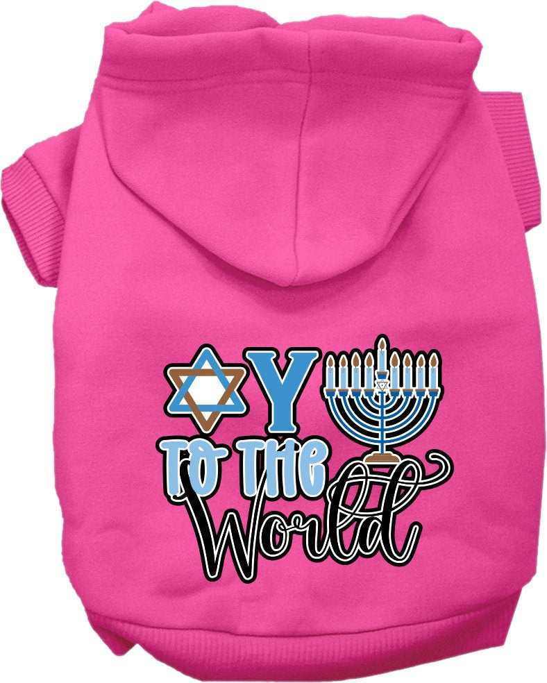As You Wish Apparel – Hanukkah Oy To The World Pet Hoodie