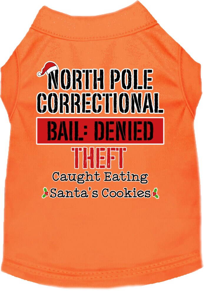 As You Wish Apparel – "North Pole Correctional" Christmas Pet Shirt