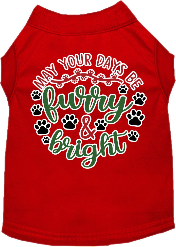 As You Wish Apparel – "Furry & Bright" Christmas Pet Shirt