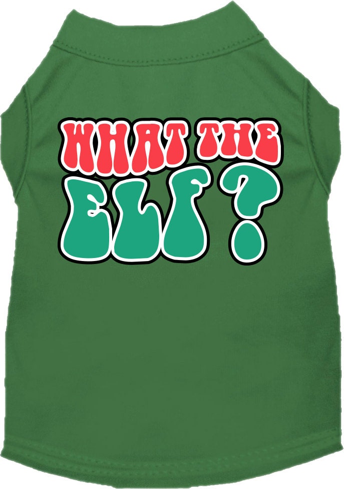 As You Wish Apparel – "What The Elf" Christmas Pet Shirt