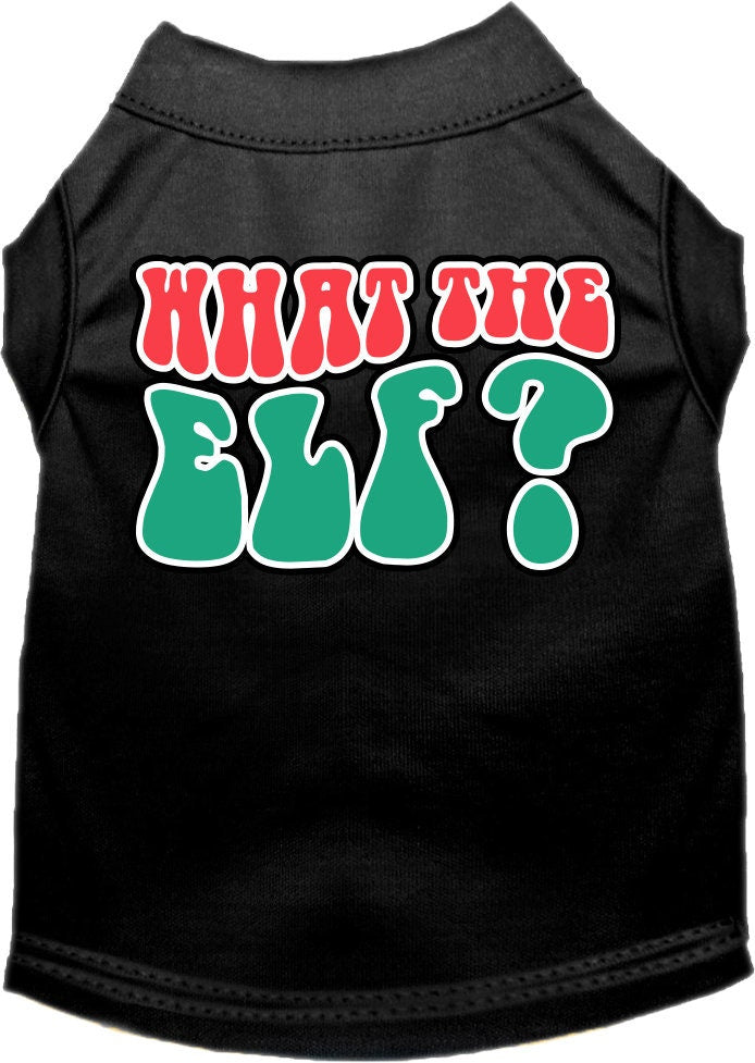 As You Wish Apparel – "What The Elf" Christmas Pet Shirt