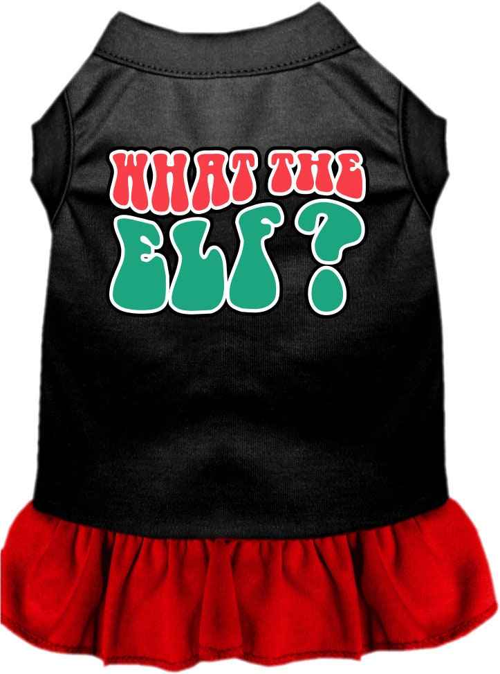 As You Wish Apparel – "What The Elf" Christmas Pet Dress