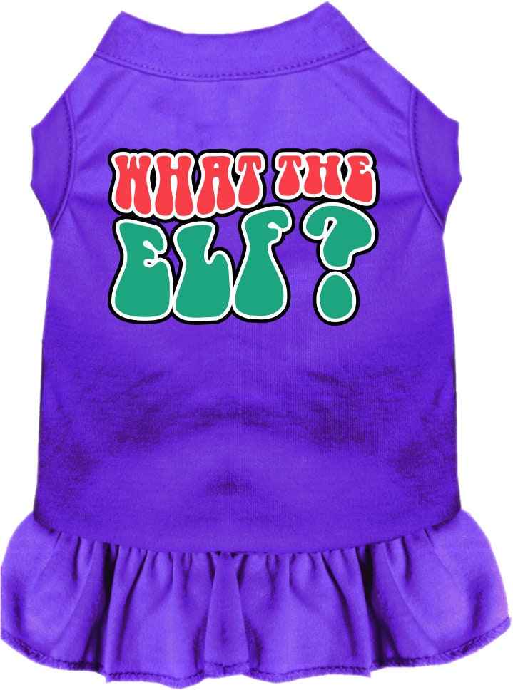 As You Wish Apparel – "What The Elf" Christmas Pet Dress