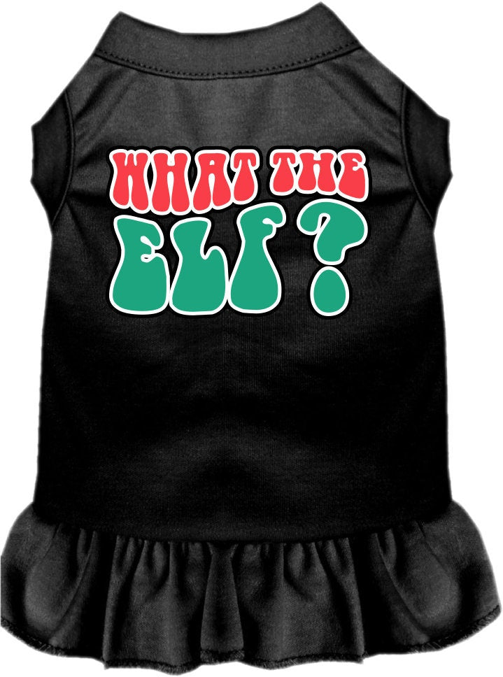 As You Wish Apparel – "What The Elf" Christmas Pet Dress