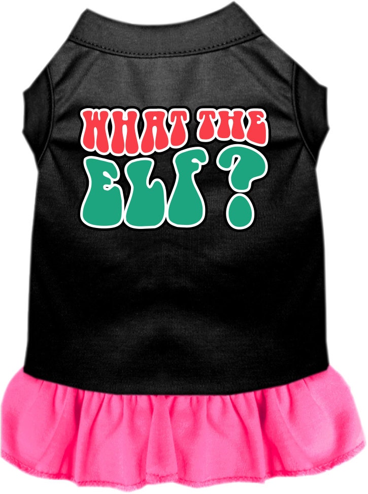 As You Wish Apparel – "What The Elf" Christmas Pet Dress