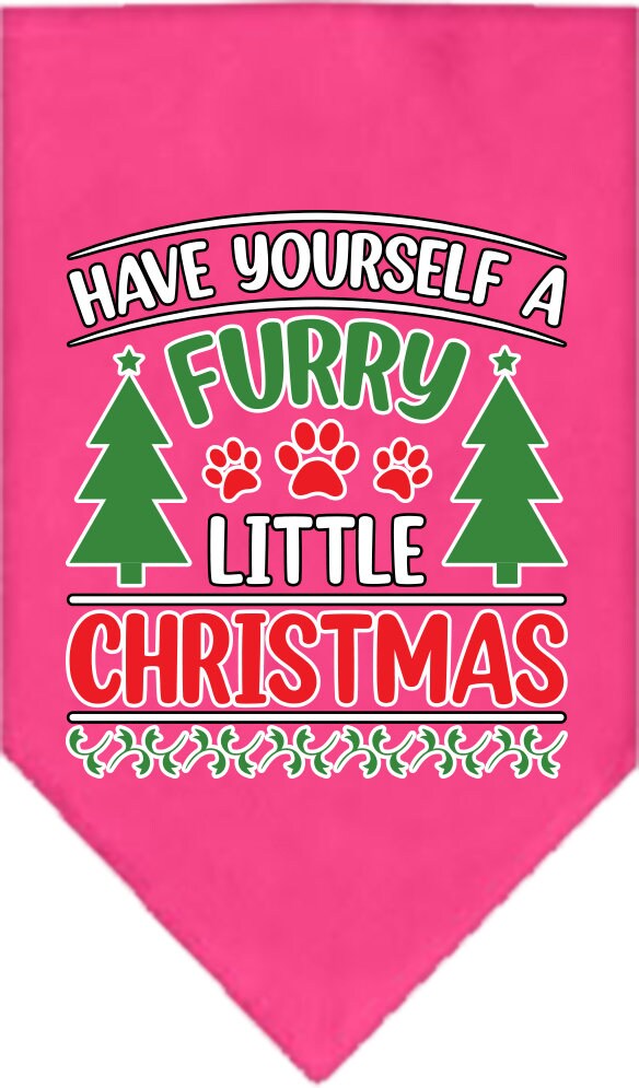 As You Wish Apparel – "Have Yourself A Furry Little Christmas" Pet Bandana