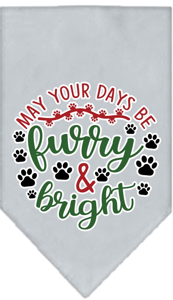 As You Wish Apparel – "Furry & Bright" Christmas Pet Bandana