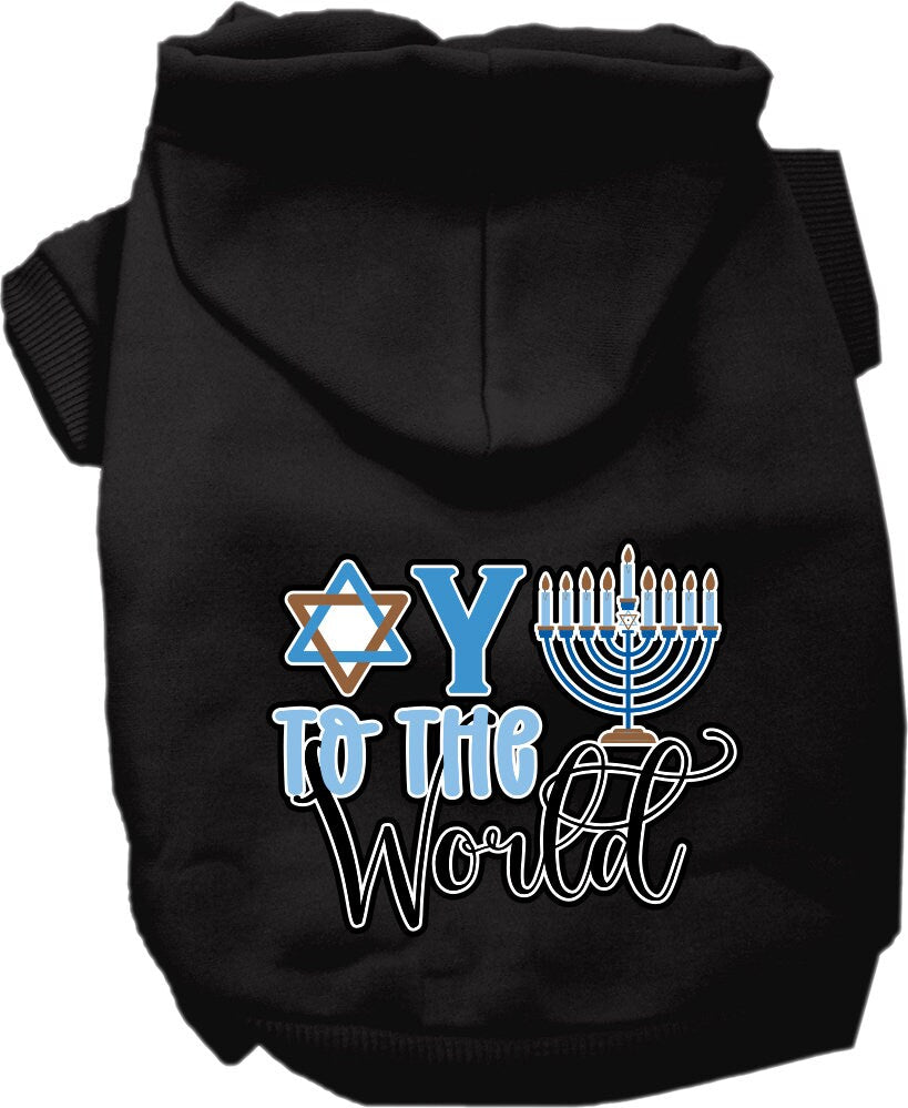 As You Wish Apparel – Hanukkah Oy To The World Pet Hoodie