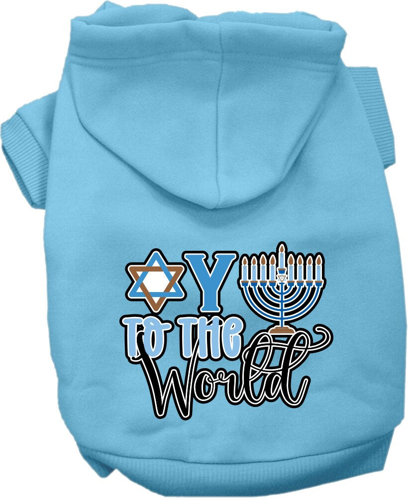 As You Wish Apparel – Hanukkah Oy To The World Pet Hoodie
