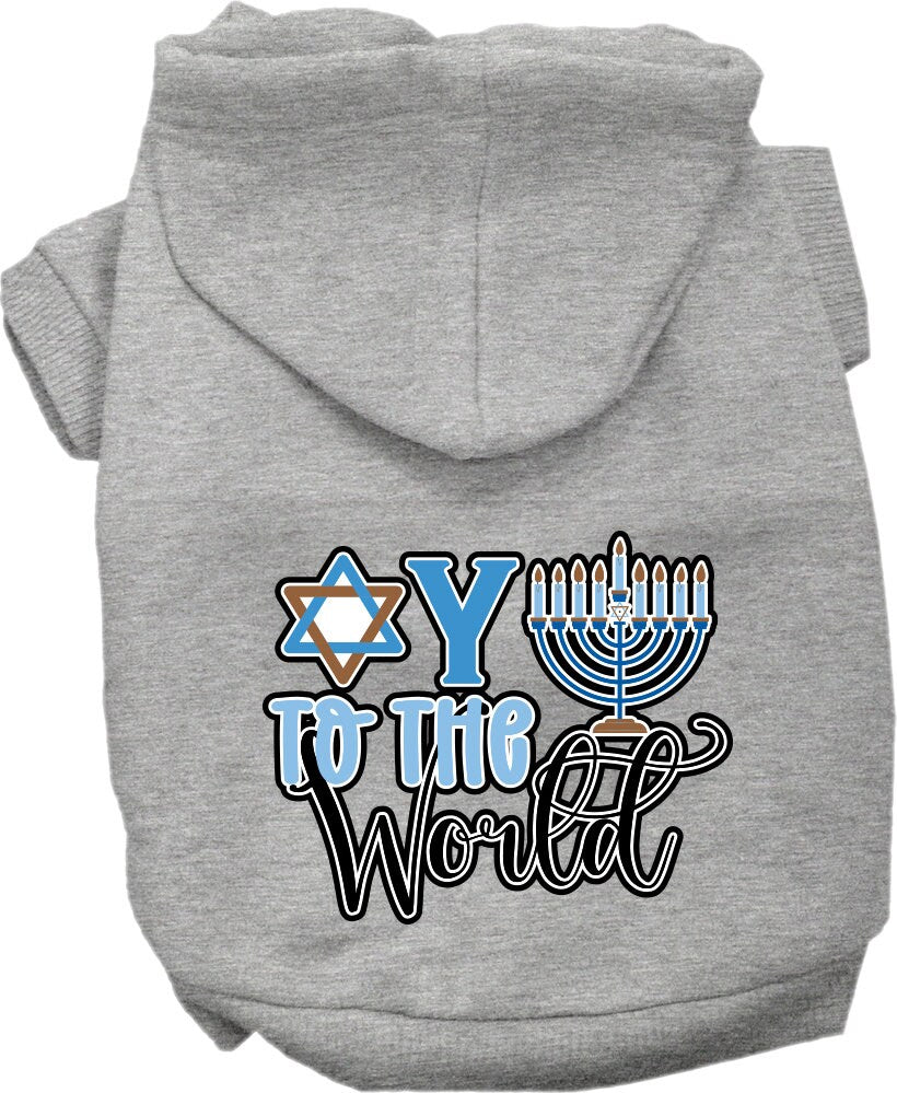 As You Wish Apparel – Hanukkah Oy To The World Pet Hoodie