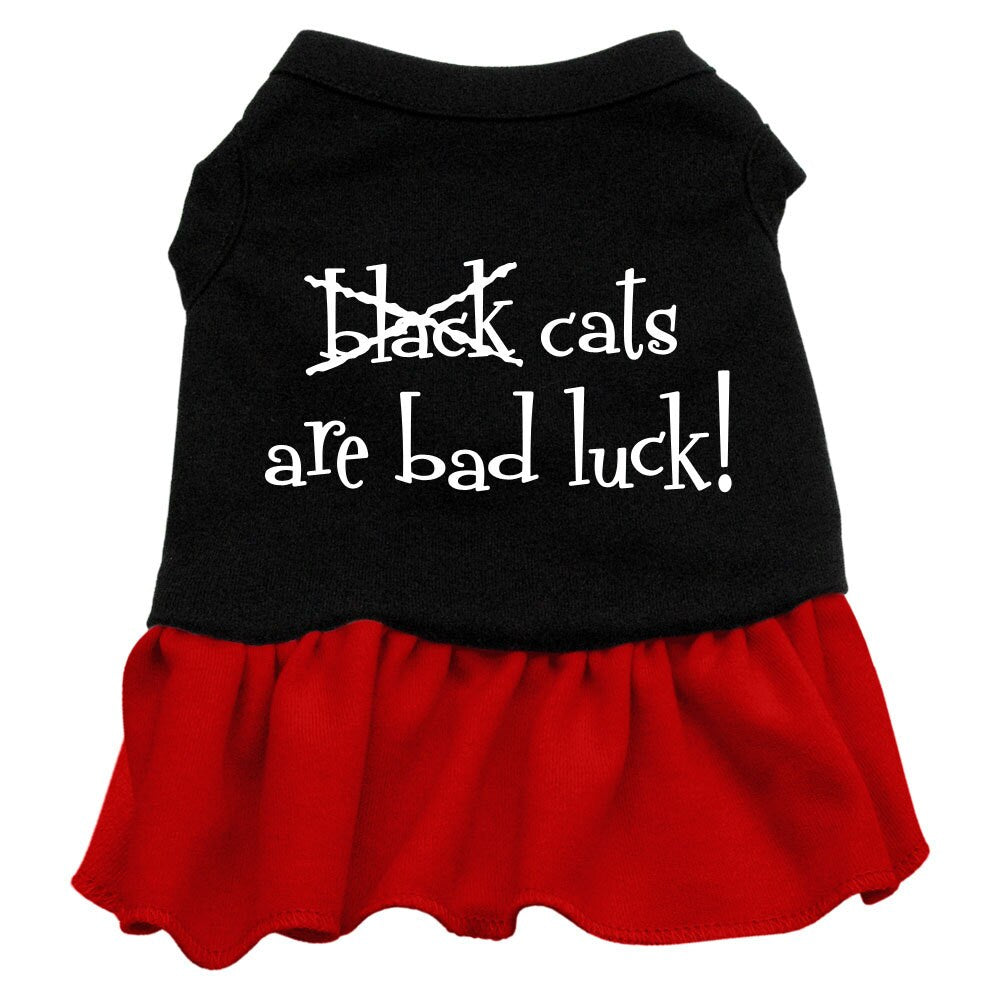 As You Wish Apparel – "Black Cats Are Bad Luck" Halloween Pet Dress